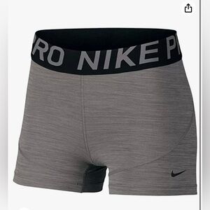 Women’s Gray Nike Pro Shorts